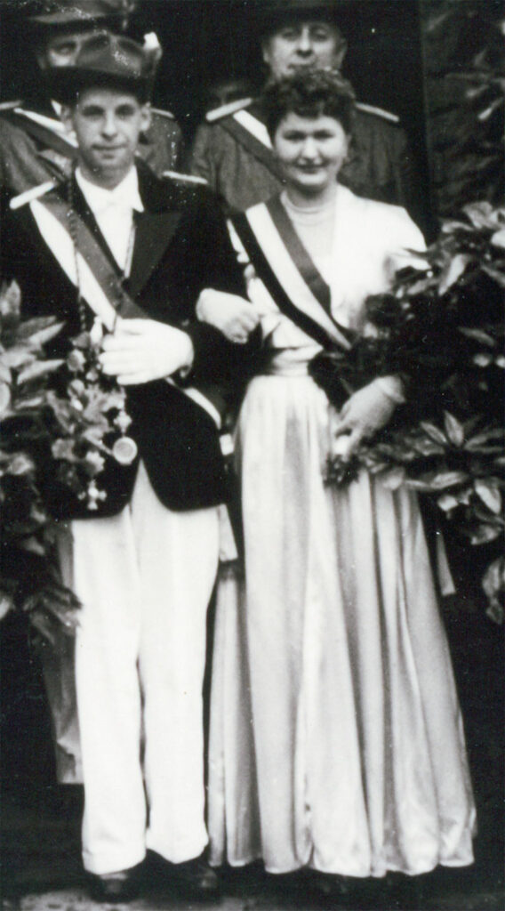 Königspaar 1954 – Heinrich Vogelsang & Inge Klau
