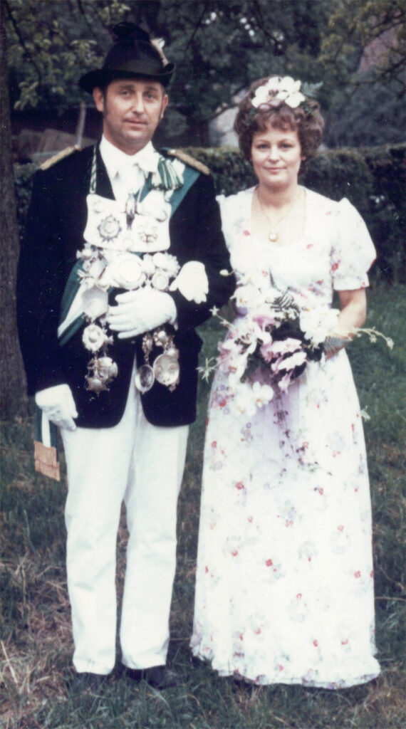 Königspaar 1975 – Bernhard Kaiser & Christel Schulte