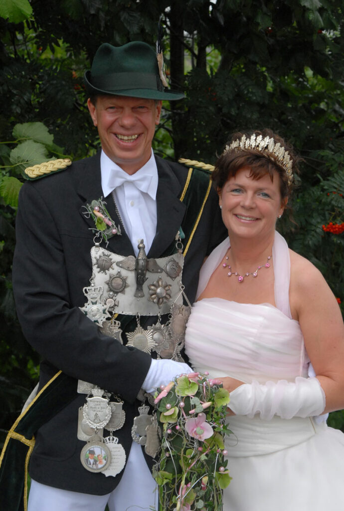 Königspaar 2007 – Willi & Annette Mertin